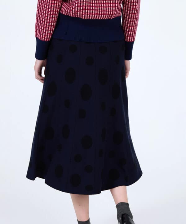 Skatie falda jacquard circulos azul skatie S59F03KNS 05 e1758880723876