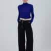 Skatie pantalon cinturilla contraste ancho negro Skatie S109P01BLK 01 e1758881254851