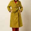 Abrigo largo King Louie maura coat chopsui King louie Espana mostaza 09935 806 MF e1759732862664