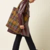 Bolsa shopper KING LOUÏE Caroll Check cuadros