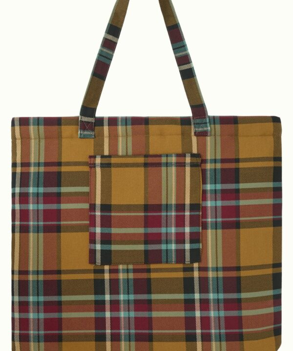 Bolsa King Louie tela cuadros shopper Caroll Check King Louie Espana tote bag 09864551 5 scaled e1759665700243