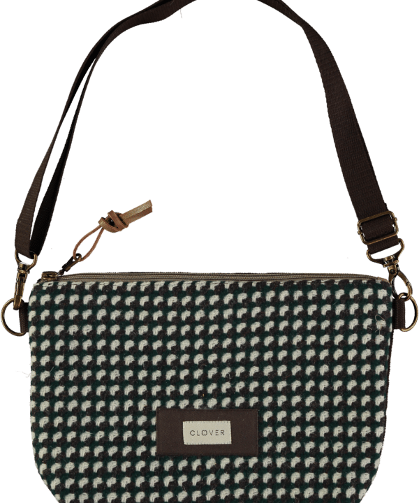 Bolso Belt Clover bcn mediano espiga MILA BROWN GREEN e1760037975496