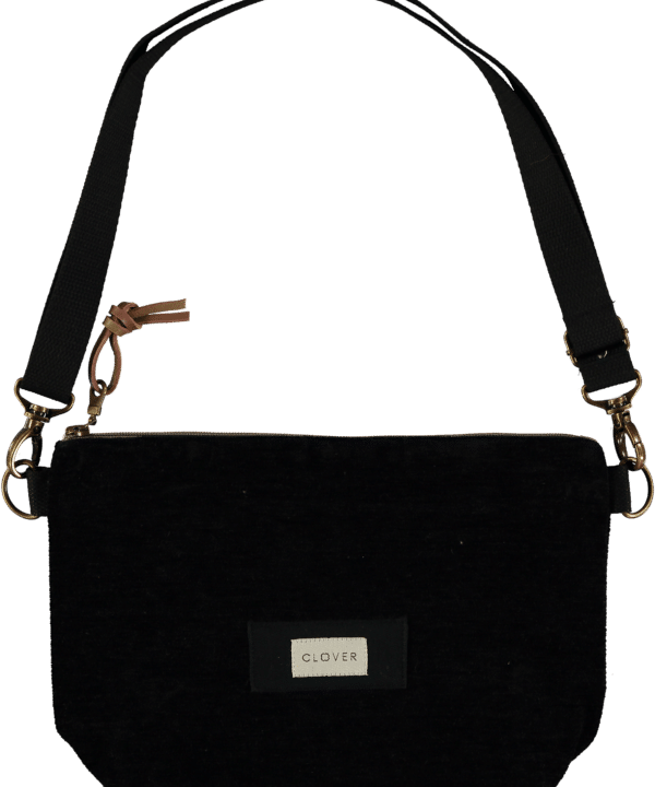 Bolso Belt Clover bcn mediano tela Cover Barcelona CALIFORNIA BLACK e1760038011546