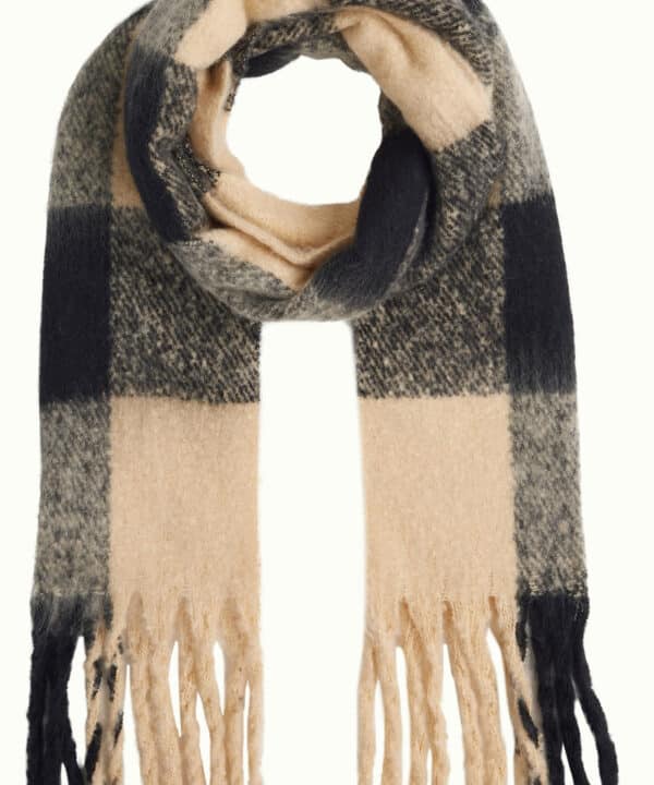 Bufanda gruesa cuadros king louie Scarf Check 2 tone King Louie Espana 09891 001 F e1759906690200