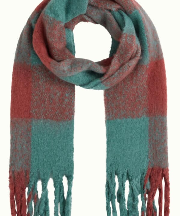 Bufanda gruesa cuadros king louie Scarf Check 2 tone King Louie Espana 09891 611 F e1759906704365