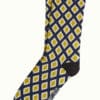 Calcetines un par King Louie Socks Brash King Louie Espana rombo azul mostaza 10140 806 F e1759903098546