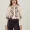 Camisa Meisie blusa en tejido de viscosa bordada Meisie e1760808454672