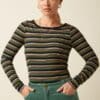 Camiseta King Louie canale rayas multicolor Lili Tee Frostine Stripe king Louie Espana 10121 261 B e1759649983982