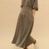 Camiseta P.A.N lisa topo 2503273 Blouse Taupe e1759921368657