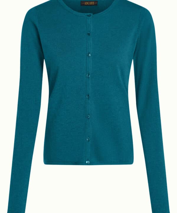 Cardigan fino king louie cuello redondo Cardi roundneck Cocoon King Louie Espana 08119 358 F e1759606627462
