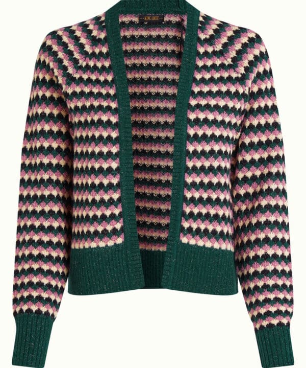 Cardigan king louie Blanca Cardi Flora King Louie Espana 09822 200 F e1759607900806