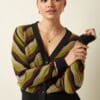 Cardigan king louie Cardi deep V Razzle King Louie Espana 10037 253 B e1759649009221