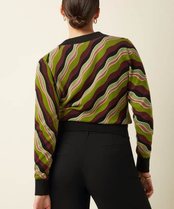 Cardigan king louie Cardi deep V Razzle King Louie Espana 10037 253 X1 e1759649034959