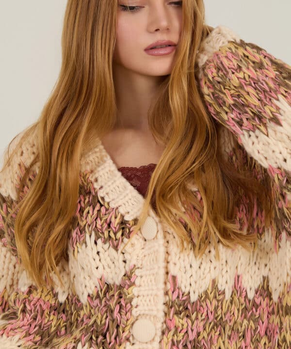 Cardigan meisie punto grueso meisie M129K01LIO 06 e1760813373579