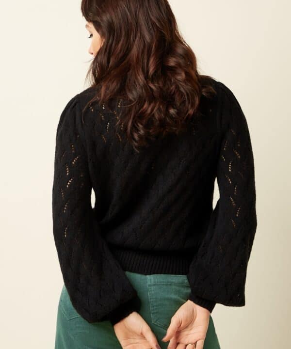 Cardigan negro King Louie Cardi V Farfalle King Louie Espana 09052 001 X1 e1759661434960