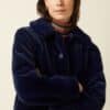 Chaqueta pelo azul King Louie Sylvie jacket Phoenix King Louie Espana 09083 445 B e1759701428968