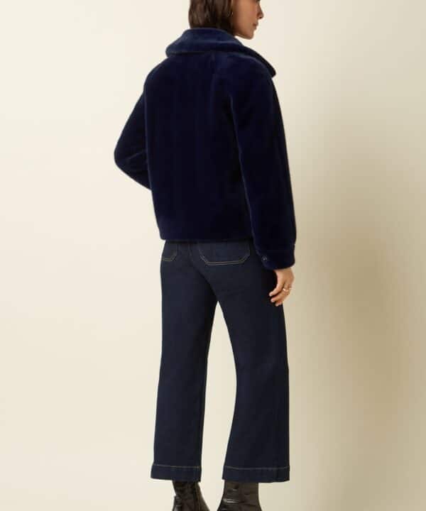 Chaqueta pelo azul King Louie Sylvie jacket Phoenix King Louie Espana 09083 445 MB e1759701452563