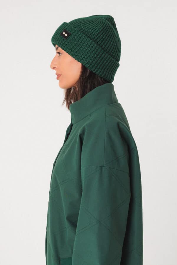 Gorro Zala SKFK verde oscuro punto wht00123 g9 2 scaled e1760512199997 Gorro SKFK Zala - Imagen 2