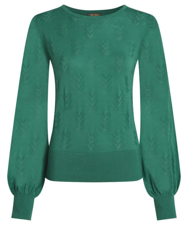 Jersey King Louie Bell Top Club smoke green King Louie Espana 09901 e1759413344991