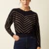 Jersey King Louie negro Joy Top Blume King Louie 09850 001 MF e1759648065964