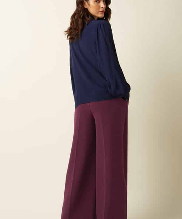 Pantalon king louie Chole pants malone king louie Espana granate 10005 607 MB e1759699470866