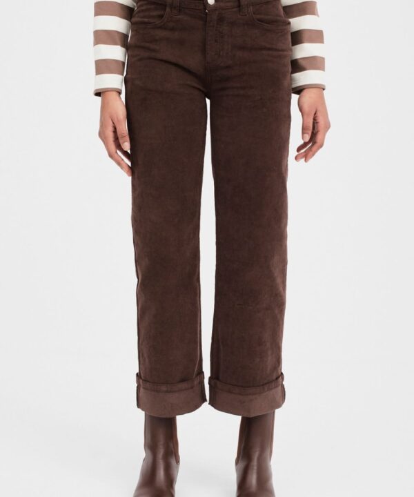 Pantalon pana PICADILLY MARRON 2 mus bombon marron chocolate e1760618166120