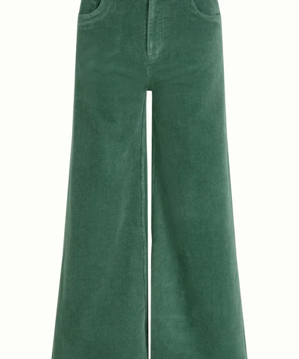 Pantalon pana verde king louie Peppa Pants Corduroy 10050293 5 scaled e1759694365379