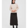 falda downtown MUS BOMBON midi cuadros