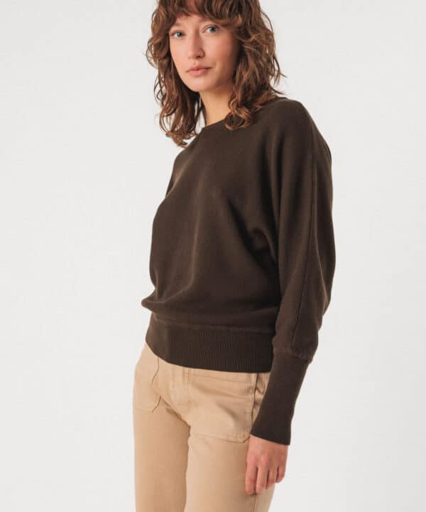 sueter SKFK Ibar jersey marron chocolate wsw00730 2b 3 scaled e1760303320598