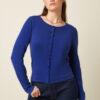 King Louie Espana cardigan cuello redondo cocoon azul royal klein king Louie 08119 426 B e1772313901699