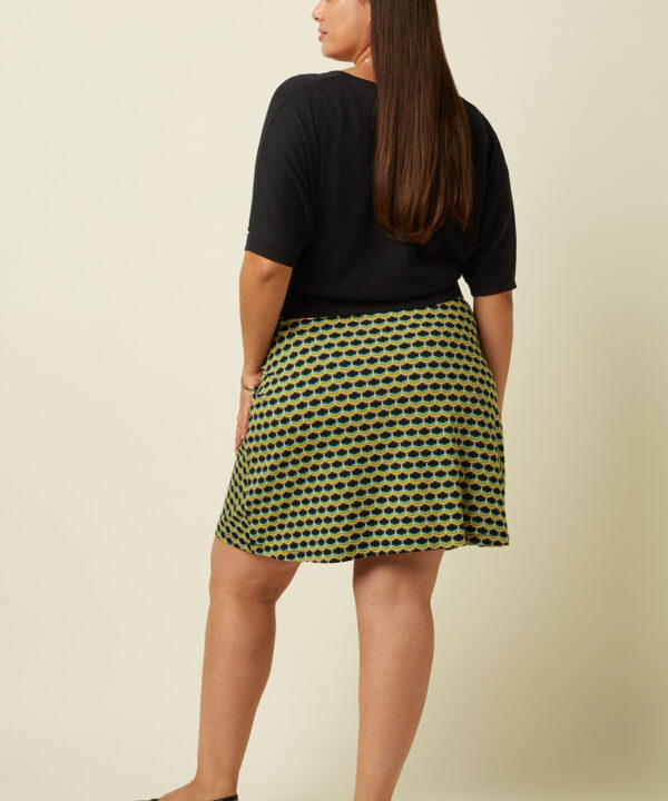 King Louie Espana falda corta border skirt drift King Louie 10432 205 MB e1771966079109