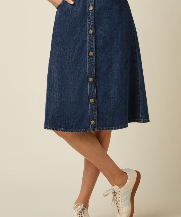King Louie Espana flada tejana marie skirt Playa denim King Louie 10602 473 B e1772003934982