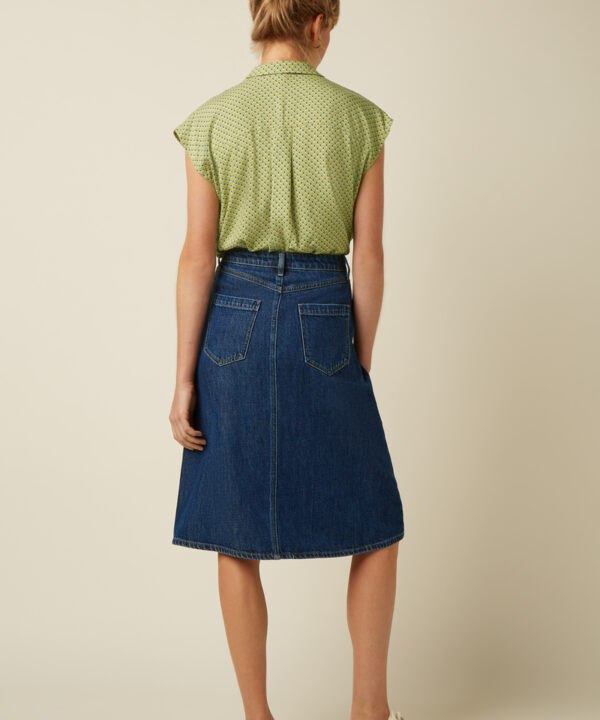 King Louie Espana flada tejana marie skirt Playa denim King Louie 10602 473 MB e1772003947244
