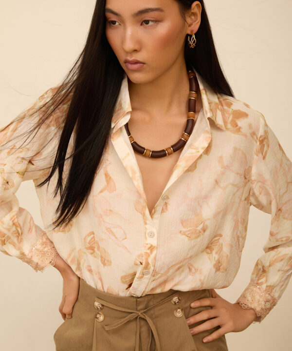 Meisie camisa con estampado floral Meisïe