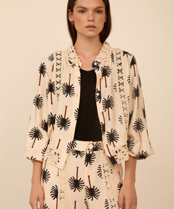 Meisie camisa con estampado savannah meisïe