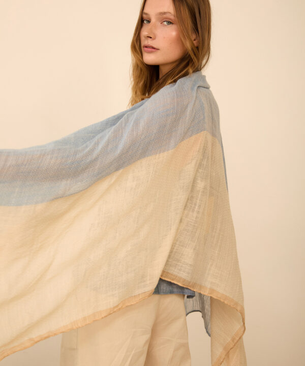 Alternative view of Fular MEISÏE estampado patchwork