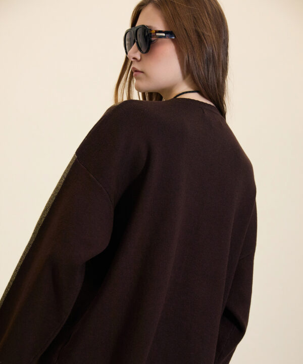 Meisie jersey con rayas lurex meisie M114K29OTT 7