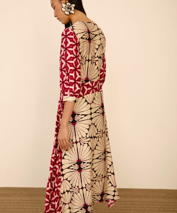 Meisie vestido largo estampado pasley meisïe