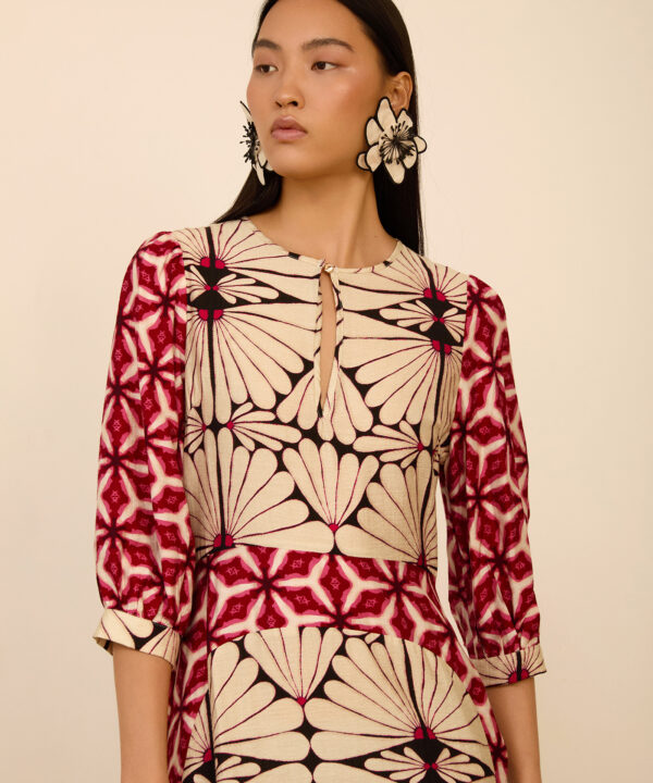 Meisie vestido largo estampado pasley meisïe