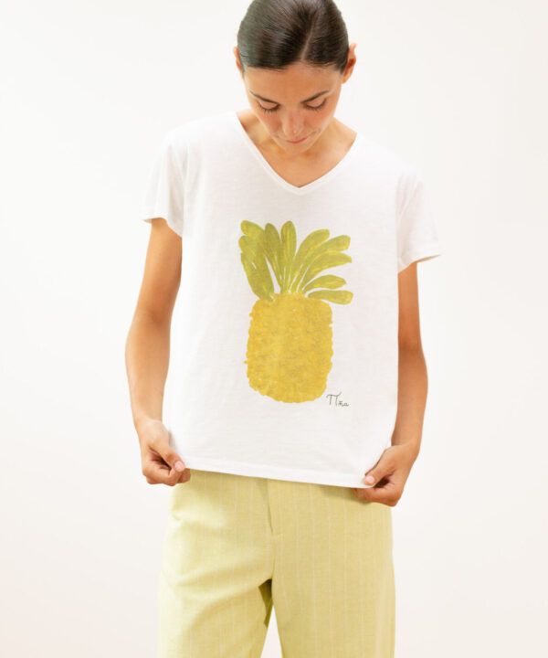 Camiseta algodón orgánico P.A.N piña
