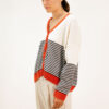 PAN Chaqueta rayas negro crudo cardigan punto PAN producto basico Spring26 14 scaled e1771168576478