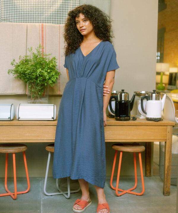 Vestido midi P.A.N azul
