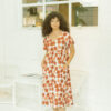 Vestido midi P.A.N estampado cerezas