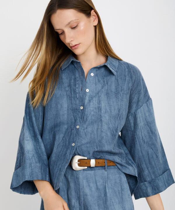 Camisa SKATÏE lino manga