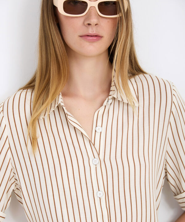 Alternative view of Camisa SKATÏE rayas viscosa