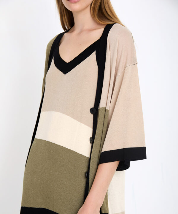 Skatie chaqueta punto colorblock Skatie S23K48NLE 02 e1770586242574