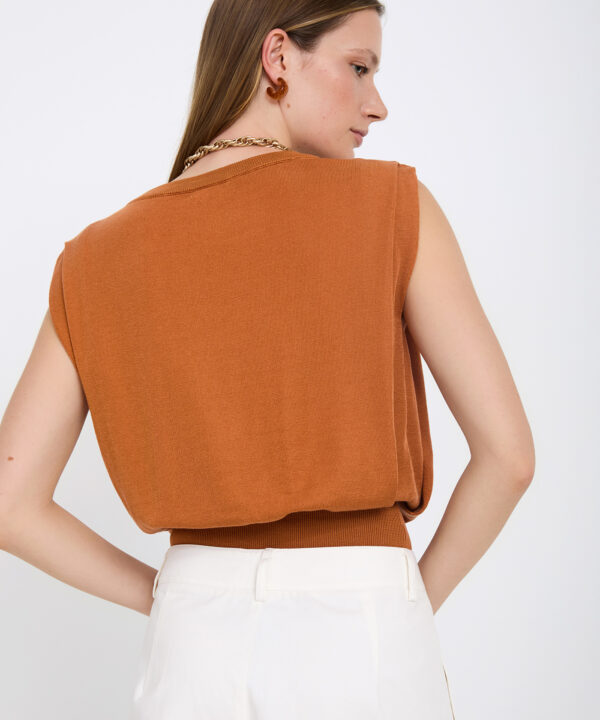 Skatie top punto tencel camel skatie S104K02ARQ 05 e1770583980158