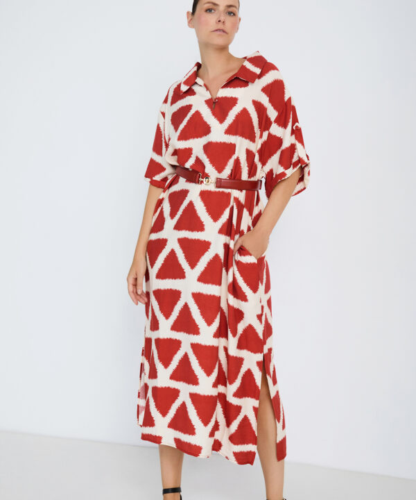 Vestido SKATÏE estampado geométrico