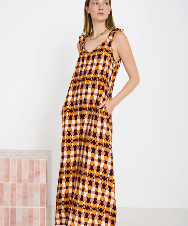 Vestido SKATÏE midi estampado