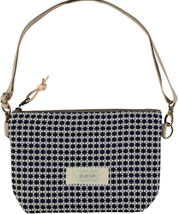 Bolso y riñonera Belt CLOVER Bcn Zania azul-blanco
